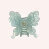 Pastel Iridescent Butterfly Jaw Clip Aqua