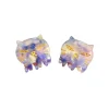 Pastel Meow Jaw Clip Pair Blue Lavender
