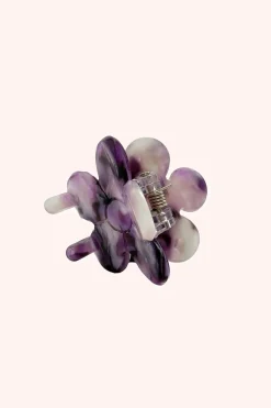 Petite Forget Me Not Flower Clip Amethyst