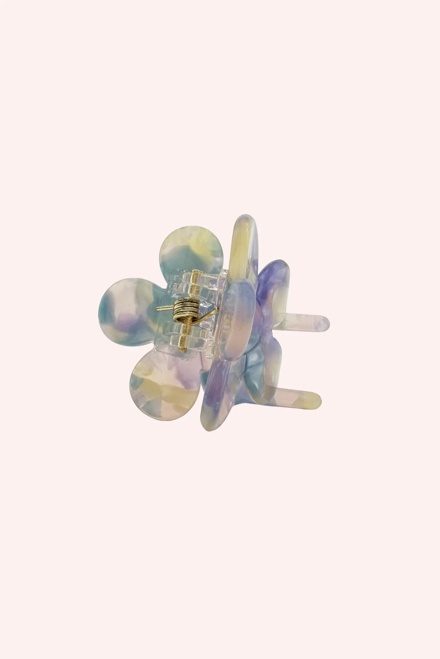 Petite Forget Me Not Flower Clip Aquamarine