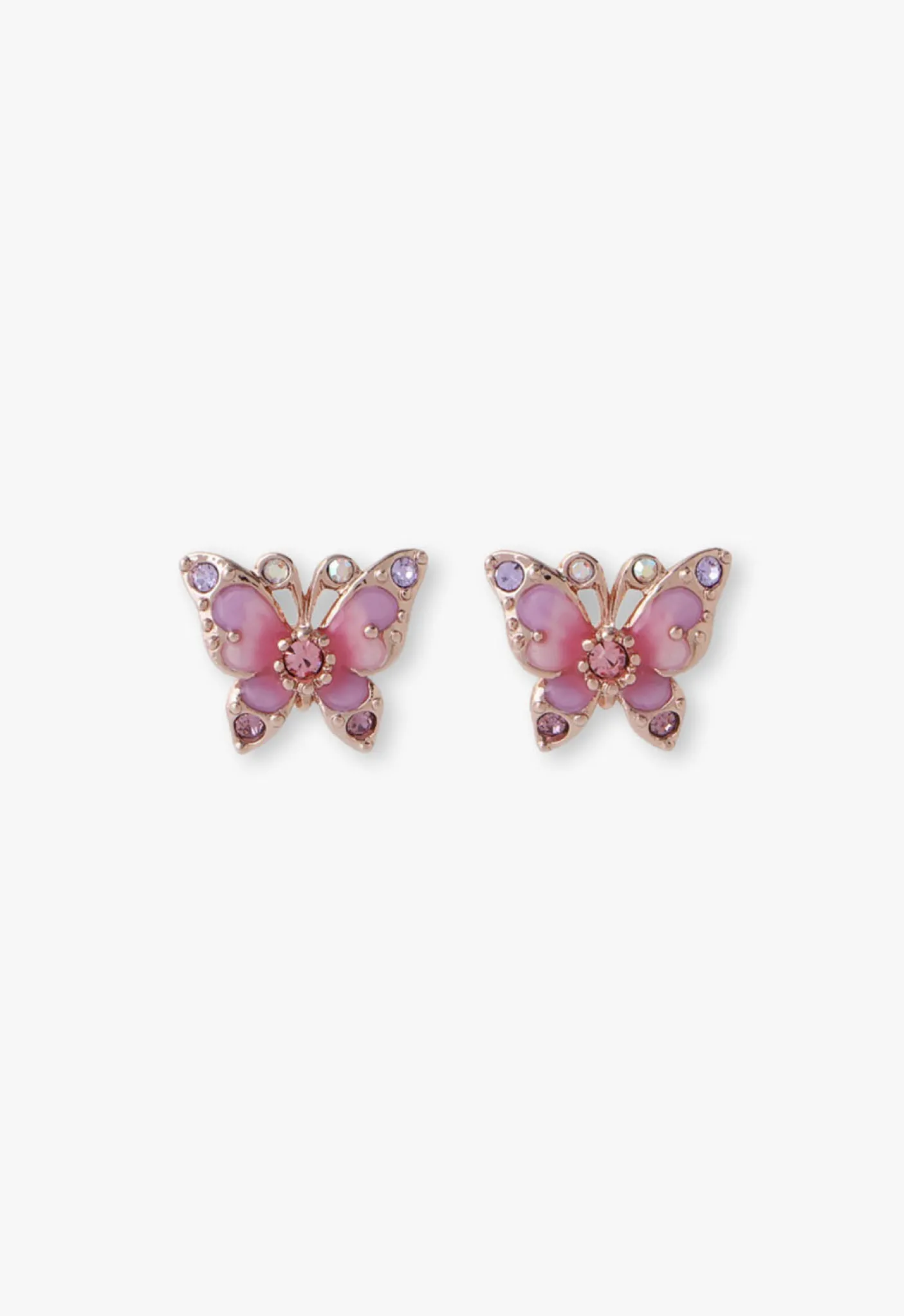 Pink Fantasy Butterfly Earrings