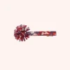 Pom Pom Clip Red Multi