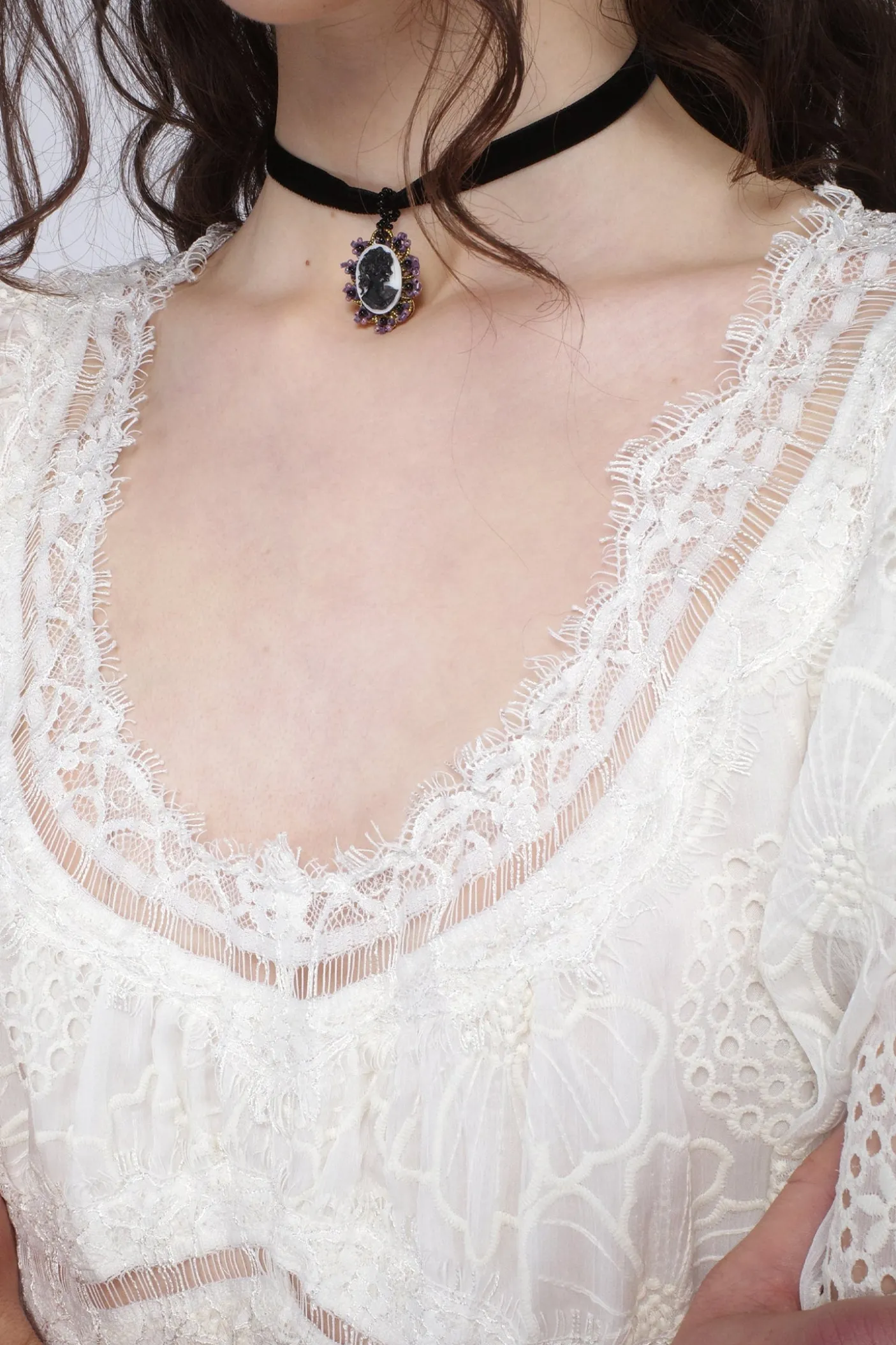 Poppy Embroidered Chiffon Dress