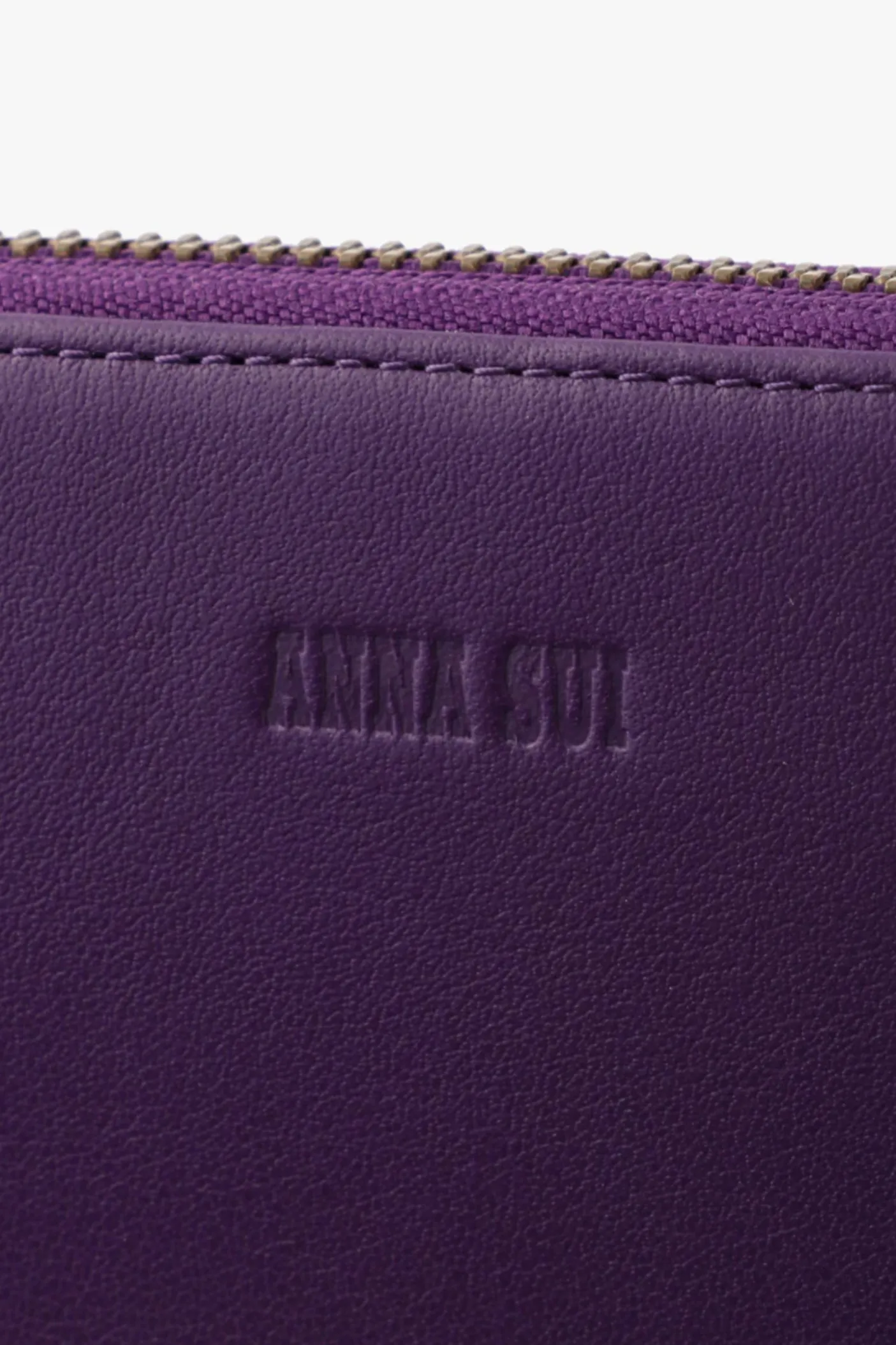 Purple Retro Button Wallet