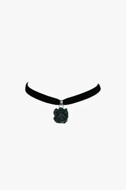 Retrolite Rose Velvet Choker