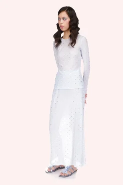 Rhinestone Mesh Skirt