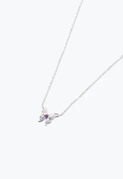 Ribbon Butterfly Necklace
