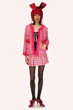 Ribbon Chenille Tweed Jacket