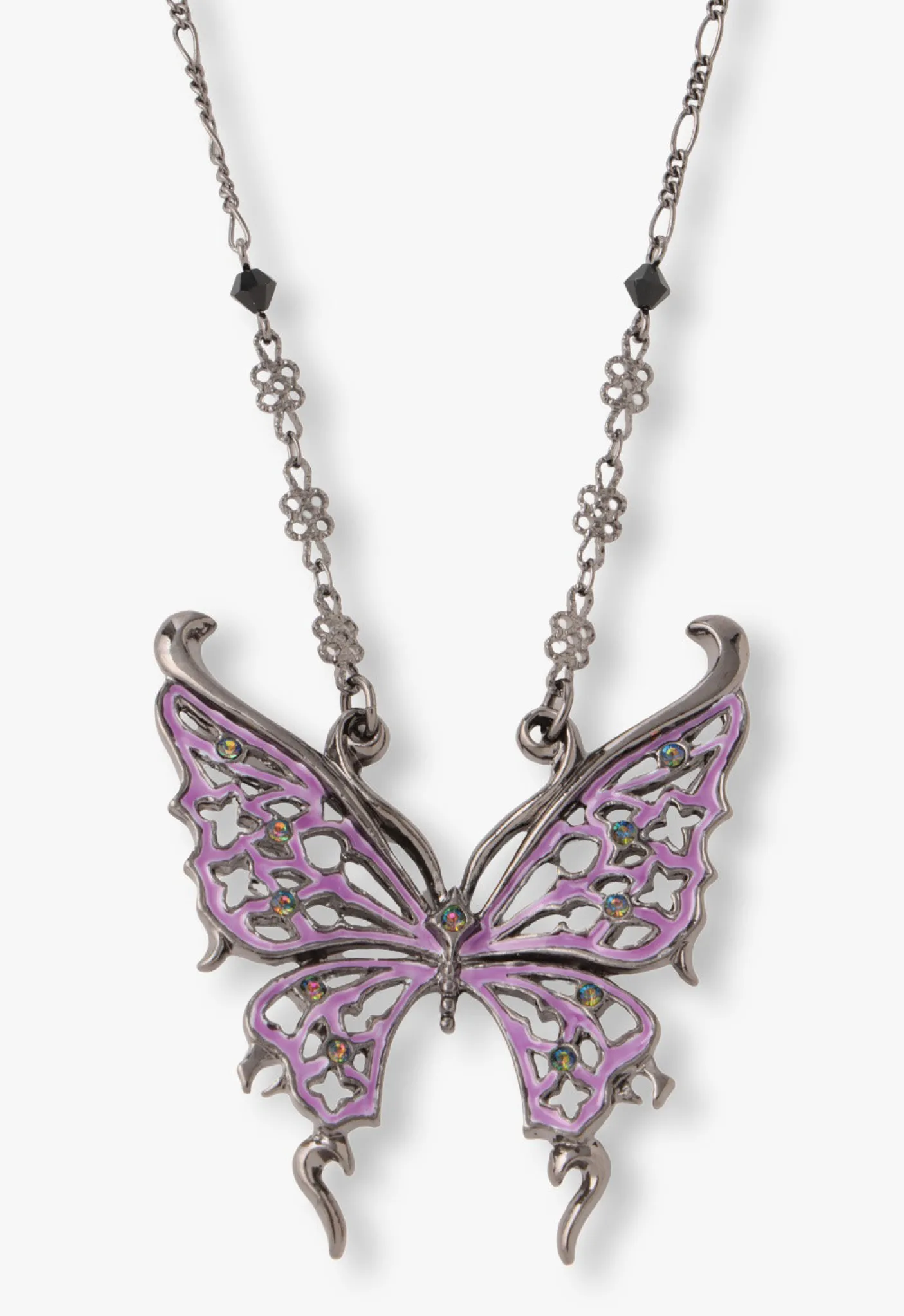 Rock & Roll Butterfly Necklace