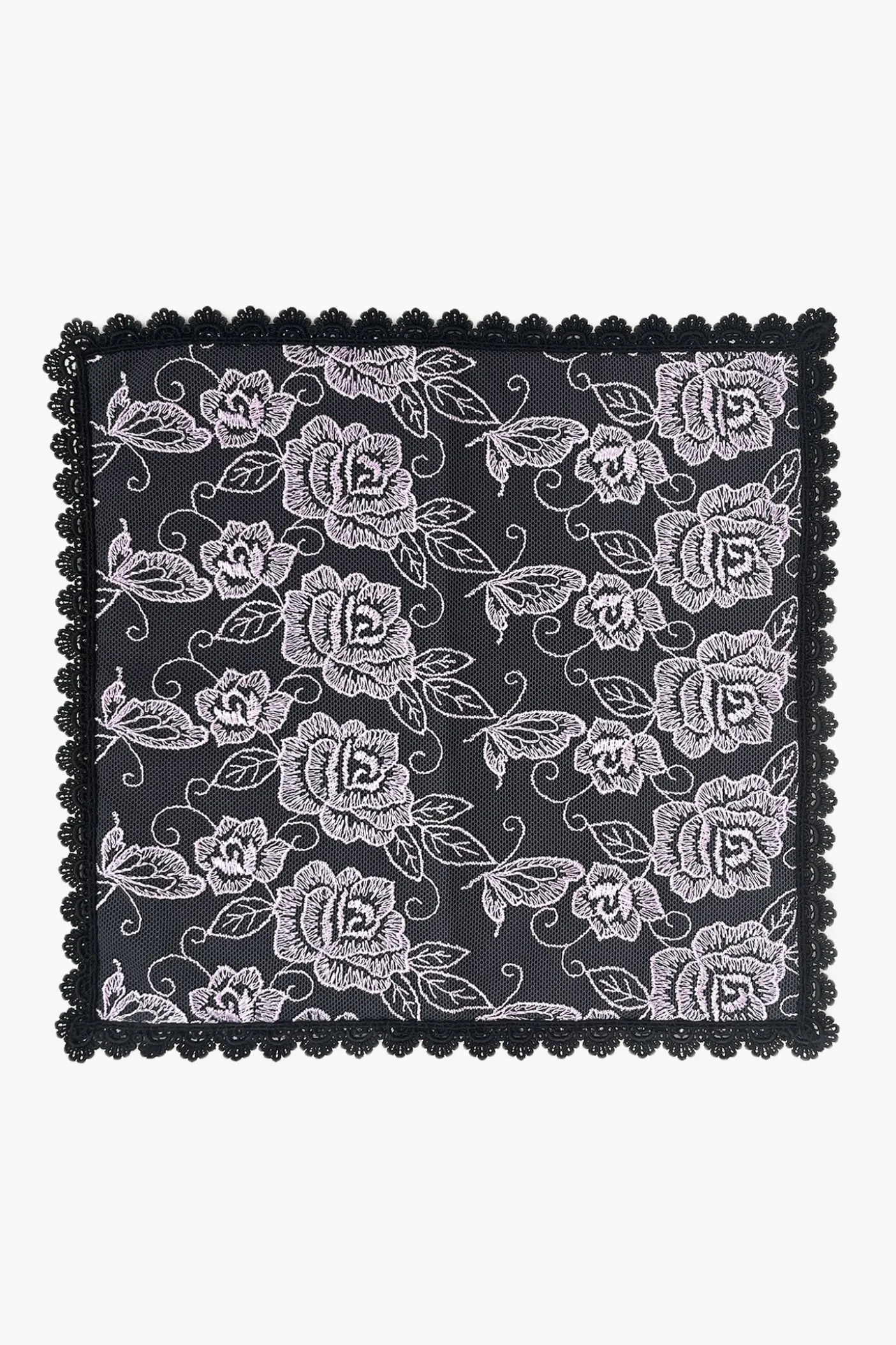 Romantic Rose Lace Washcloth