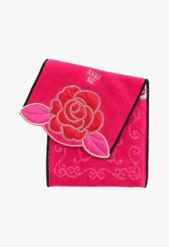 Rose Applique Pocket Washcloth