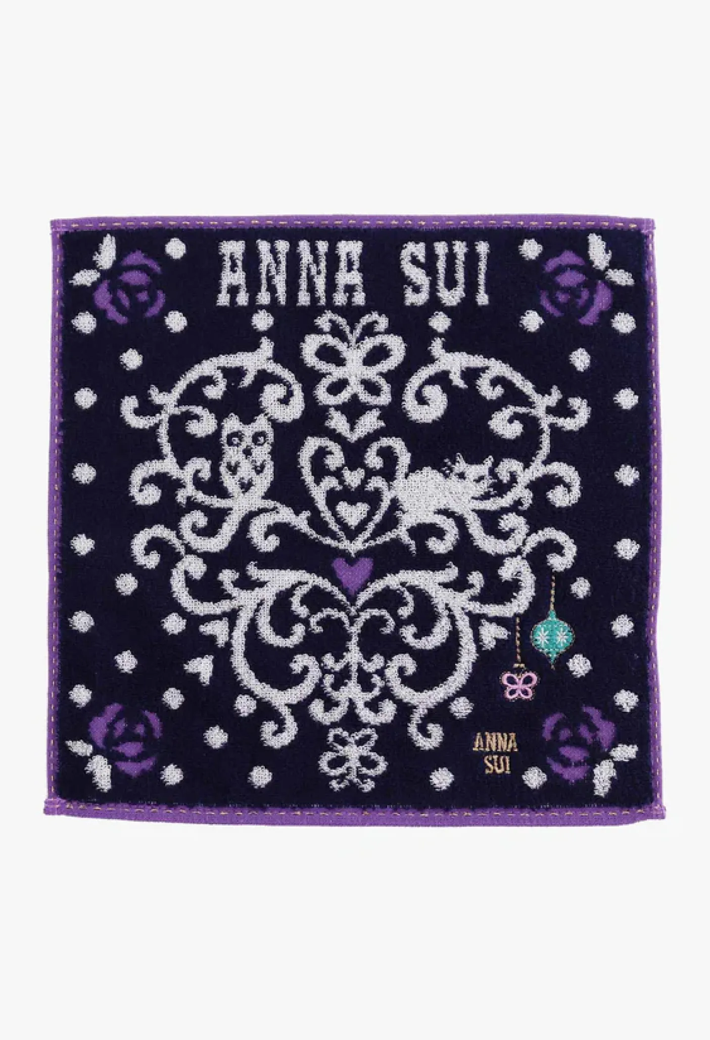 Rose Ornament Washcloth
