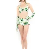 Rosebuds High Waisted Bikini Set
