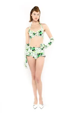 Rosebuds High Waisted Bikini Set