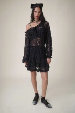 Shadow Blossom Tulle Tiered Petticoat Skirt