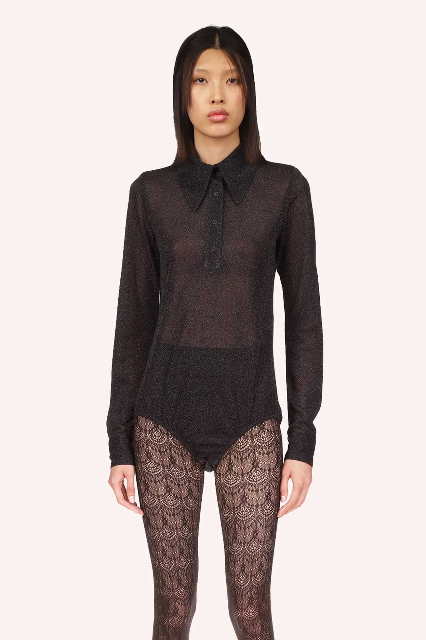 Sparkling Mesh Bodysuit
