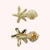 Star of the Sea Hair Clip White Opal