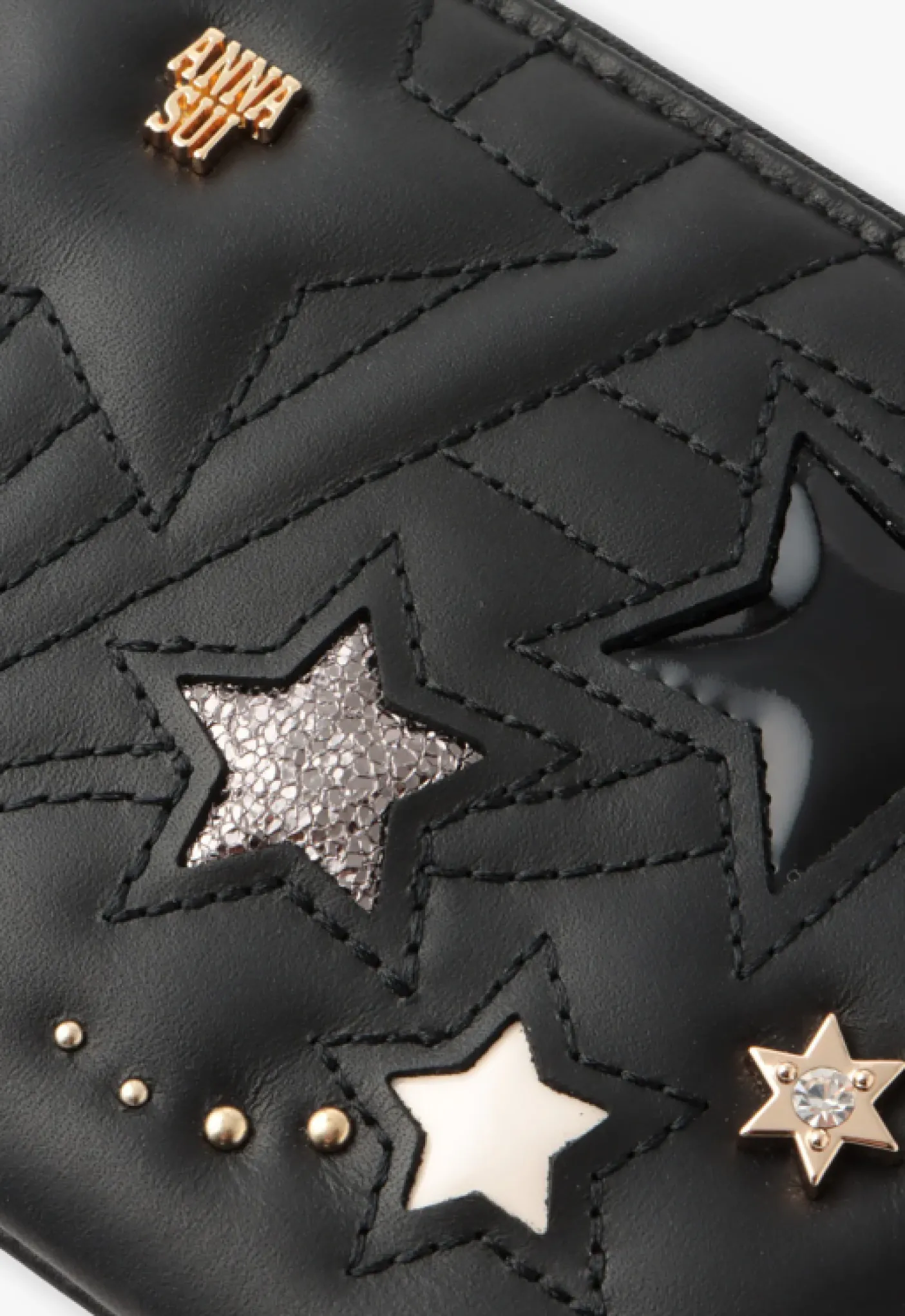 Starstruck Half-Zip Wallet-Black