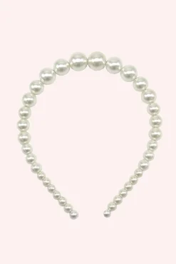 String of Pearls Headband Ivory