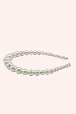 String of Pearls Headband Ivory