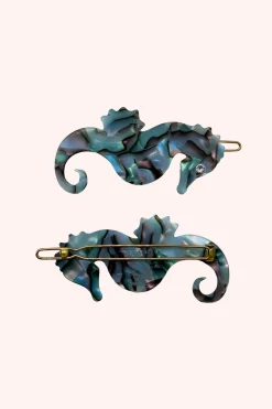 Sweet Seahorse Hair Pin Oyster