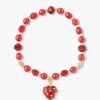 Sweet Strawberry Charm Bracelet