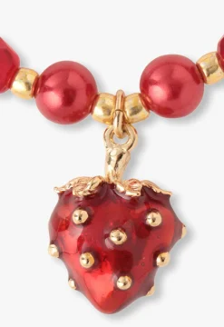 Sweet Strawberry Charm Bracelet