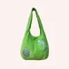 Terrycloth Patched Tote