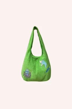 Terrycloth Patched Tote
