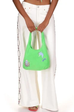 Terrycloth Patched Tote