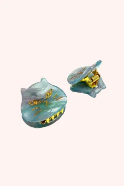 The Cat's Meow Jaw Clip Pair Sky Blue