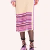 Tonal Zigzag Skirt