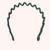 Wavy Velvet Headband Emerald