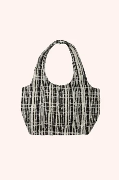 Windowpane Tweed Mini Bag