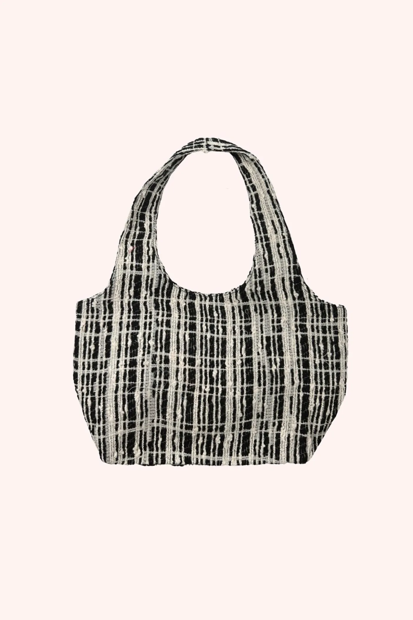 Windowpane Tweed Mini Bag